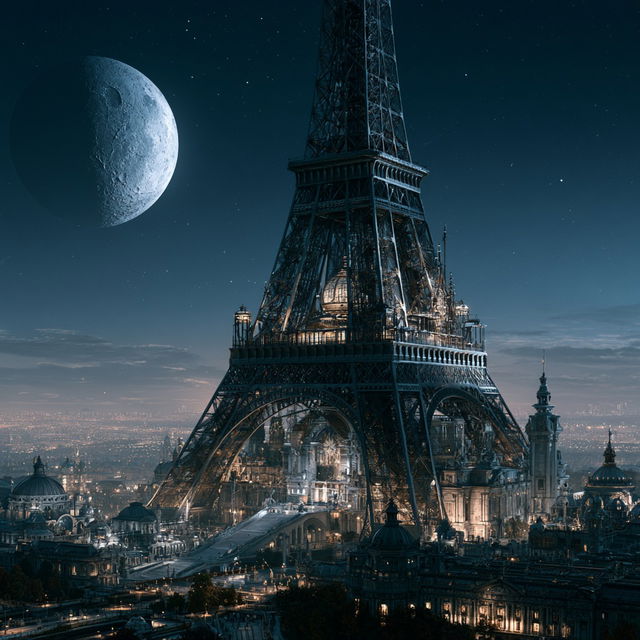 Gustave Eiffel style, Midjourney V8.2, render 4 of 4