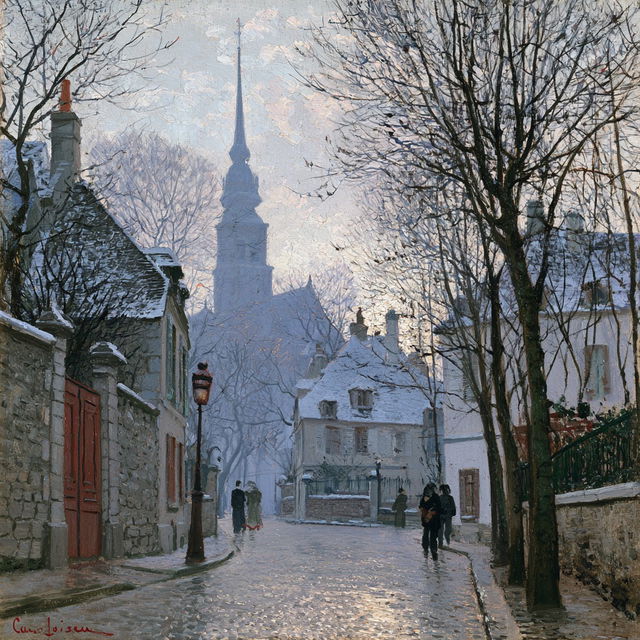 Gustave Loiseau style, Midjourney V8.2, render 4 of 4