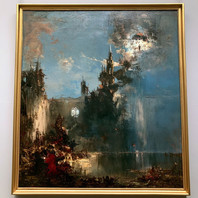 Gustave Moreau style, Midjourney V8.2, render 2 of 4