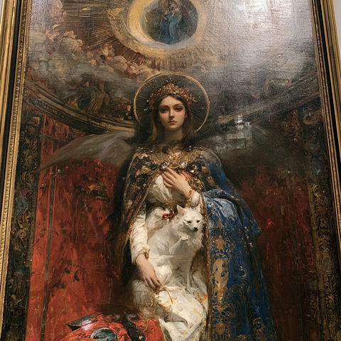 Gustave Moreau style (Painters), Midjourney V8.2
