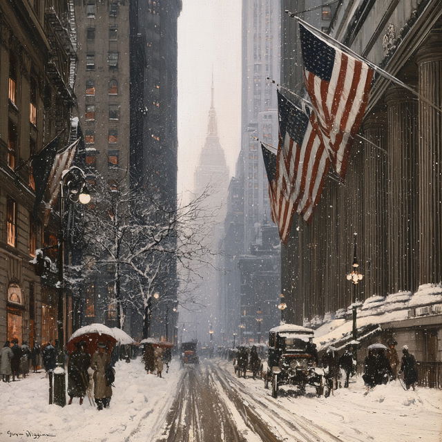 Guy Carleton Wiggins style, Midjourney V8.2, render 3 of 4