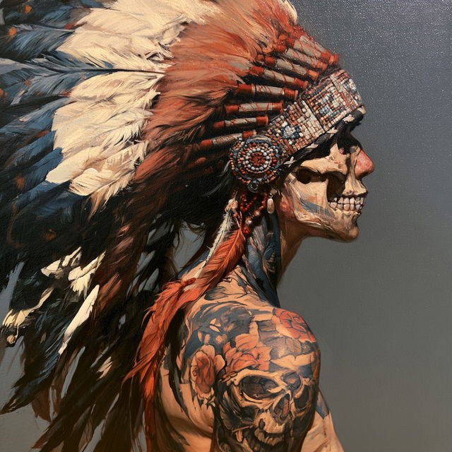 Guy Coheleach style, Midjourney V8.2, render 2 of 4