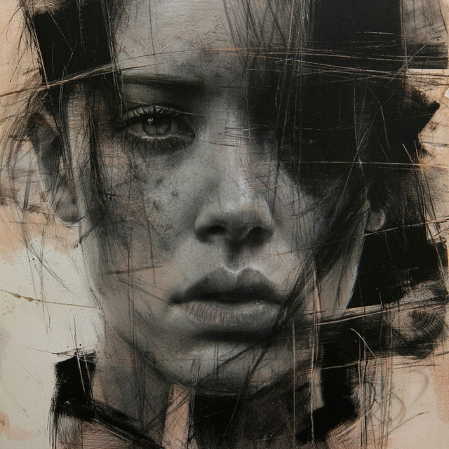 Guy Denning style, Midjourney V8.2, render 1 of 4