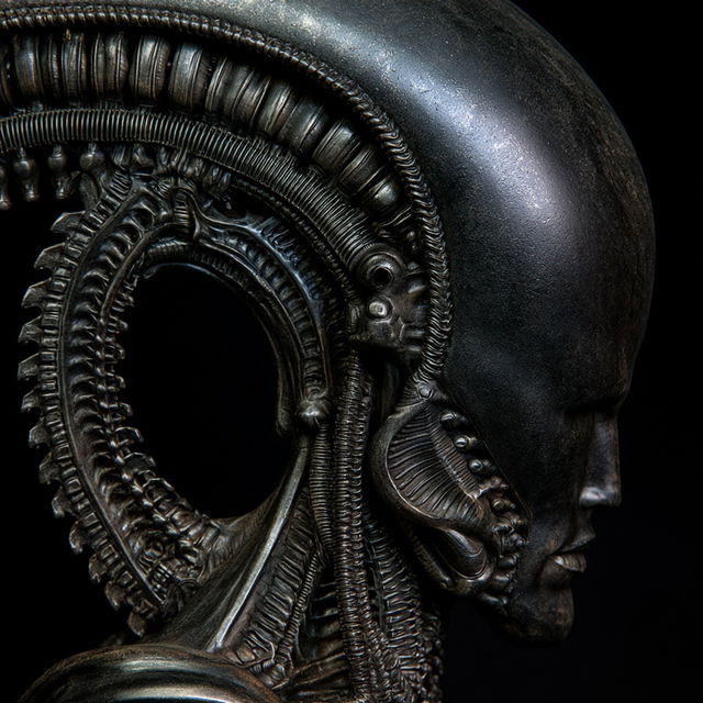 H. R. Giger style, Midjourney V8.2, render 4 of 4