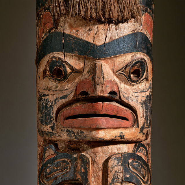 Haida art style, Midjourney V8.2, render 4 of 4