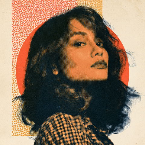 Halftone print style (Techniques), Midjourney V8.2
