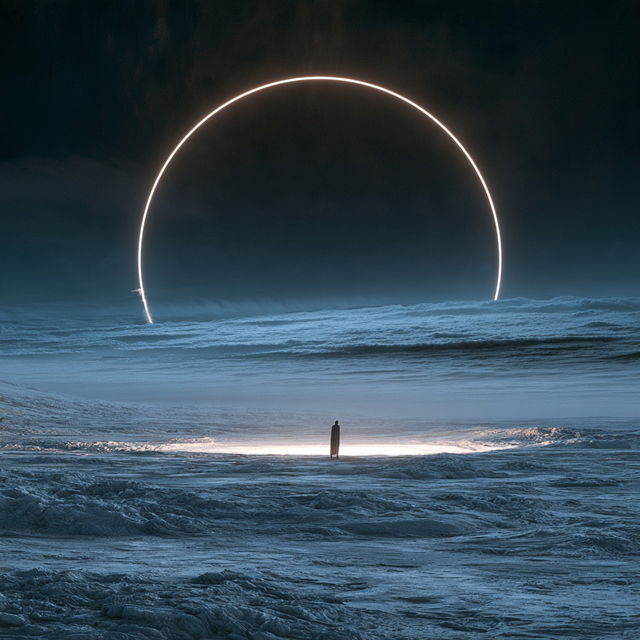 Halo style, Midjourney V8.2, render 3 of 4