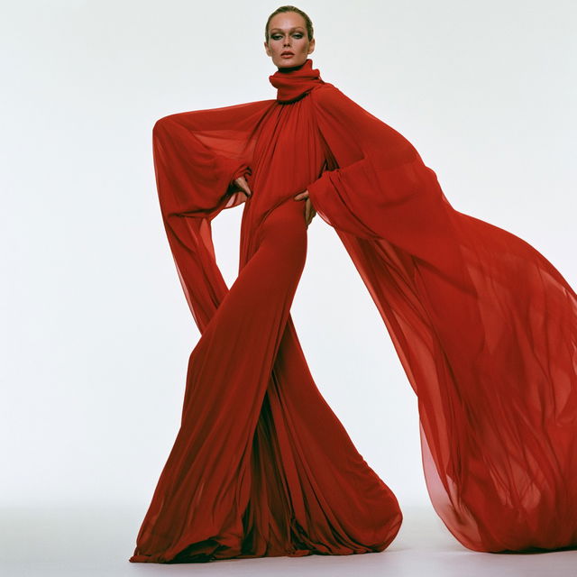 Halston style, Midjourney V8.2, render 3 of 4