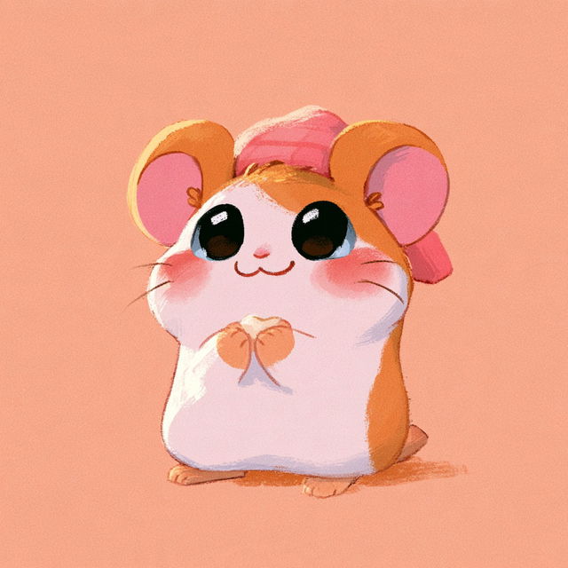 Hamtaro style, Midjourney V8.2, render 3 of 4