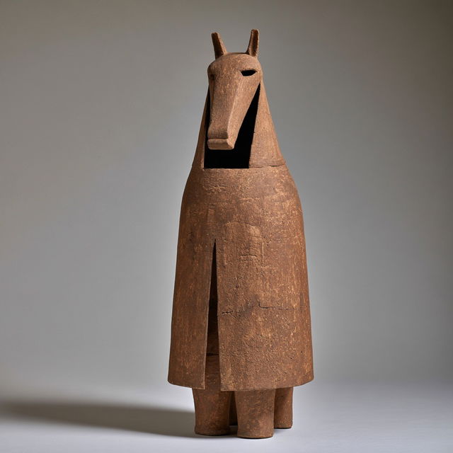 Haniwa style, Midjourney V8.2, render 2 of 4