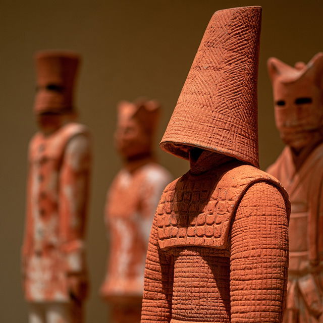 Haniwa style, Midjourney V8.2, render 3 of 4