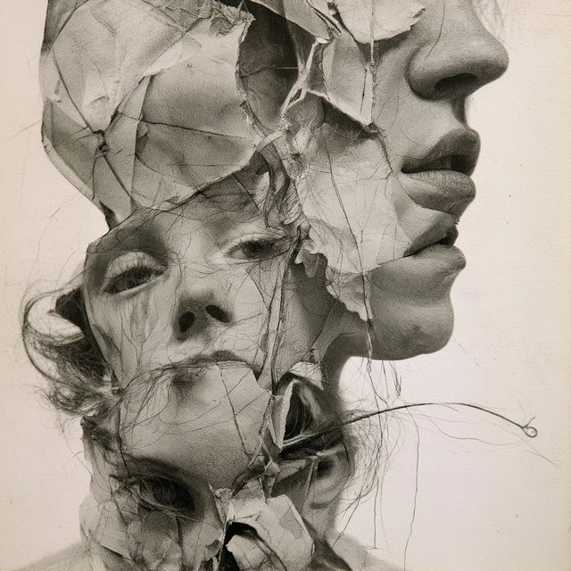 Hans Bellmer style, Midjourney V8.2, render 2 of 4
