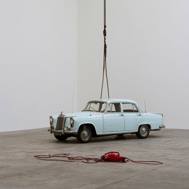 Hans Haacke style, Midjourney V8.2, render 2 of 4