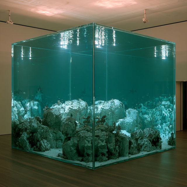Hans Haacke style, Midjourney V8.2, render 4 of 4
