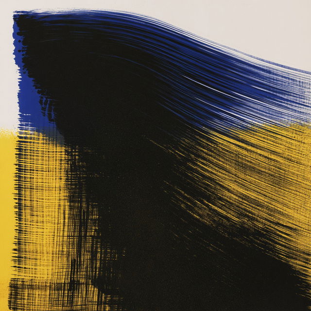 Hans Hartung style, Midjourney V8.2, render 2 of 4