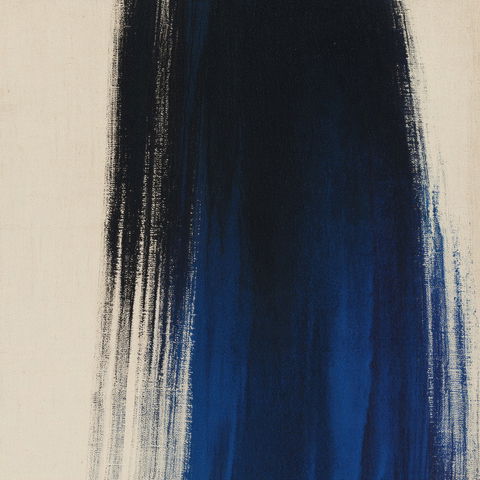 Hans Hartung style (Painters), Midjourney V8.2