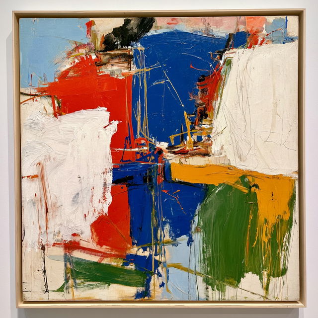 Hans Hofmann style, Midjourney V8.2, render 2 of 4