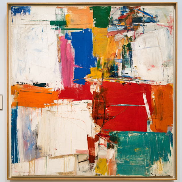 Hans Hofmann style, Midjourney V8.2, render 4 of 4
