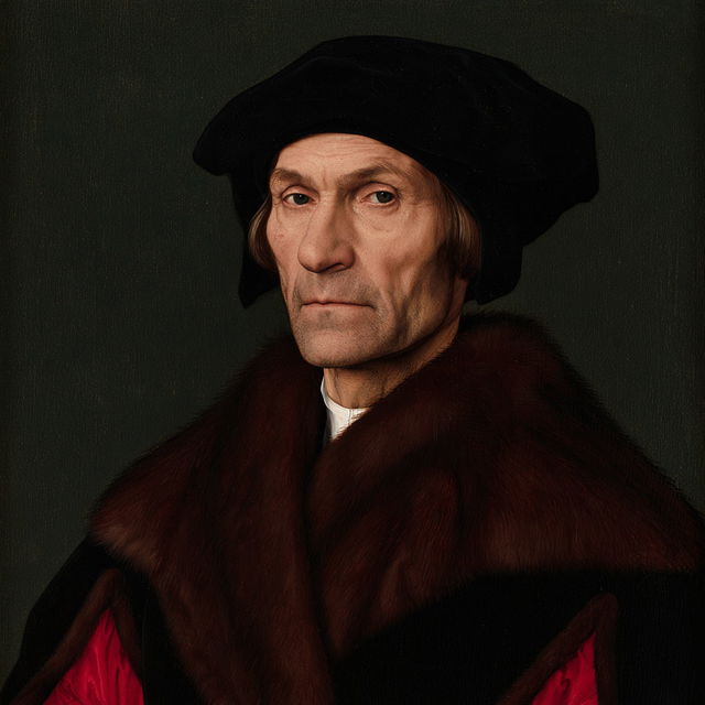 Hans Holbein the Elder style, Midjourney V8.2, render 2 of 4