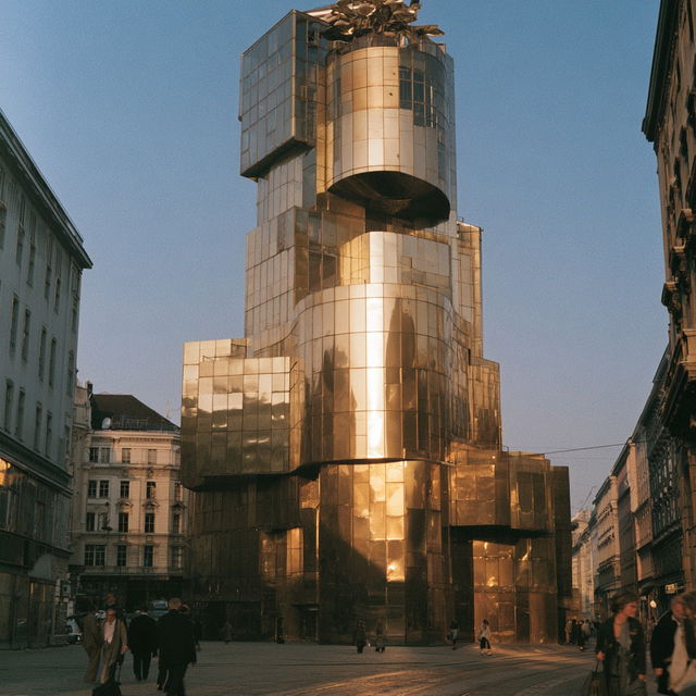 Hans Hollein style, Midjourney V8.2, render 2 of 4