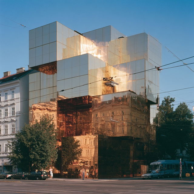 Hans Hollein style, Midjourney V8.2, render 4 of 4