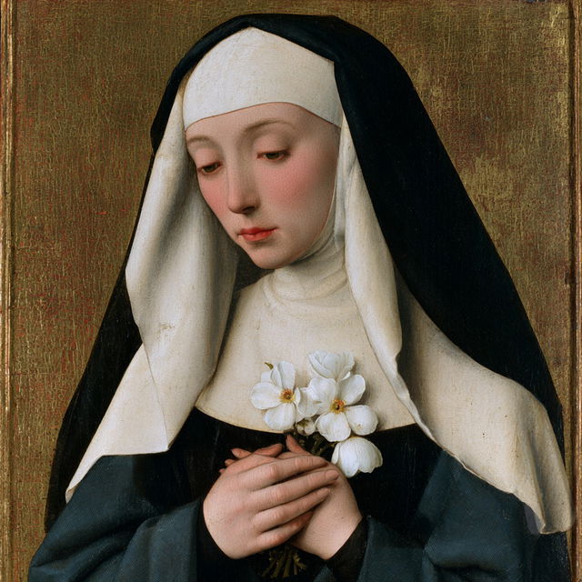 Hans Memling style, Midjourney V8.2, render 1 of 4
