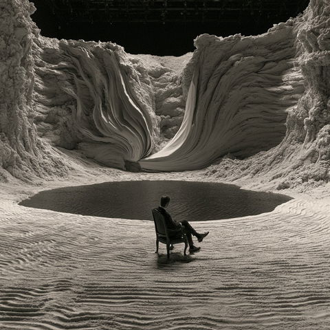 Hans Op de Beeck style (Various), Midjourney V8.2