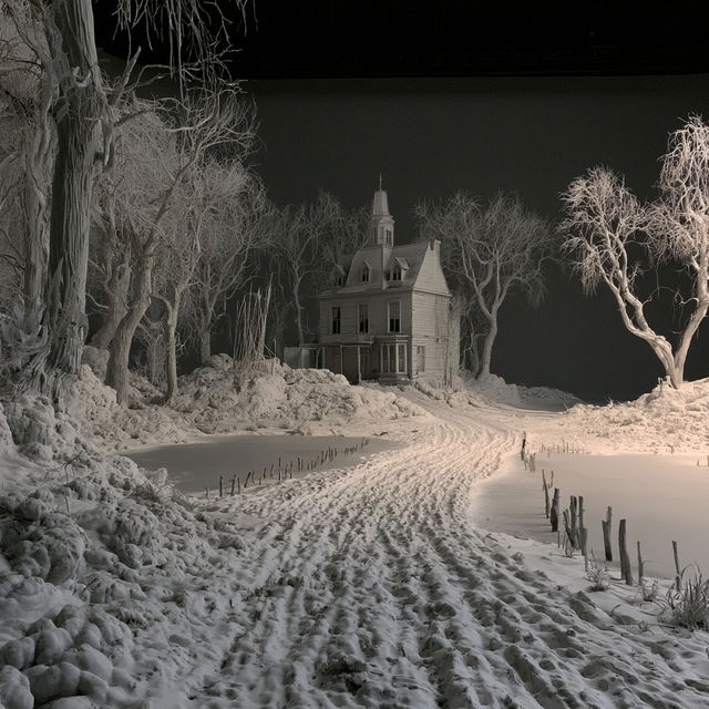 Hans Op de Beeck style, Midjourney V8.2, render 3 of 4