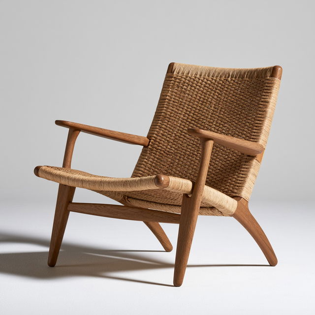 Hans Wegner style, Midjourney V8.2, render 2 of 4