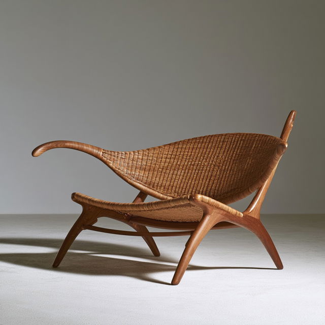 Hans Wegner style, Midjourney V8.2, render 3 of 4