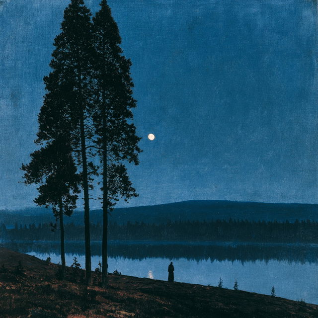 Harald Sohlberg style, Midjourney V8.2, render 1 of 4
