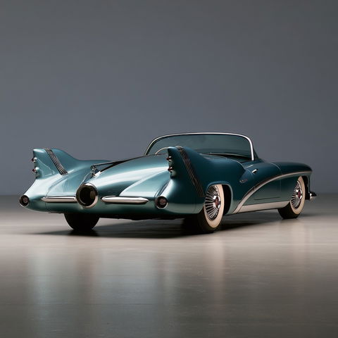 Harley Earl style (Designers), Midjourney V8.2