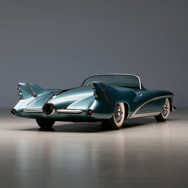 Harley Earl style, Midjourney V8.2, render 1 of 4