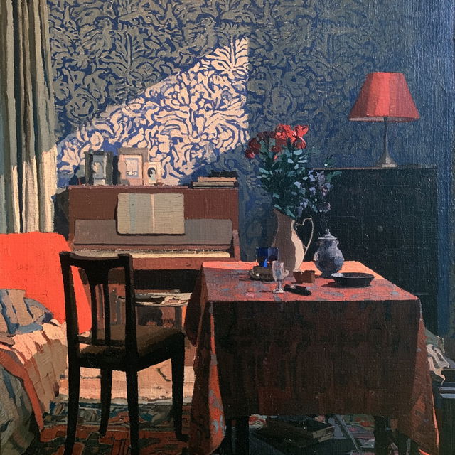 Harold Gilman style, Midjourney V8.2, render 4 of 4