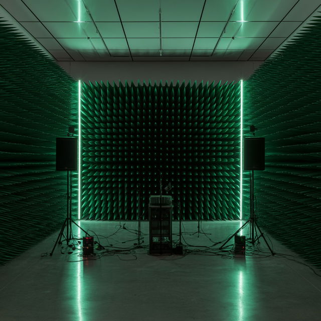 Haroon Mirza style, Midjourney V8.2, render 3 of 4