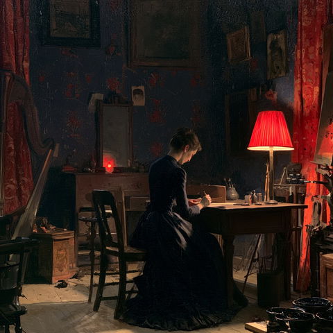 Harriet Backer style (Painters), Midjourney V8.2