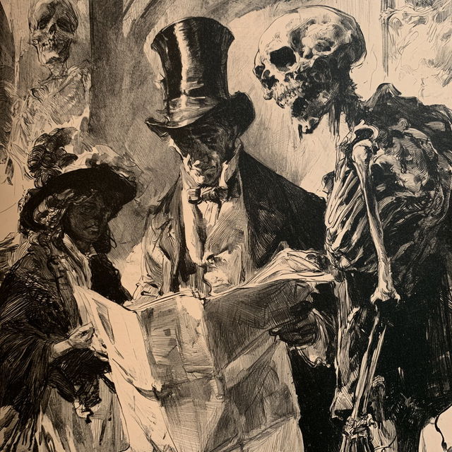 Harry Furniss style, Midjourney V8.2, render 3 of 4