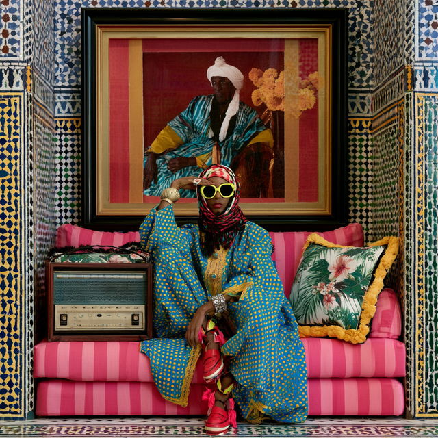 Hassan Hajjaj style, Midjourney V8.2, render 2 of 4
