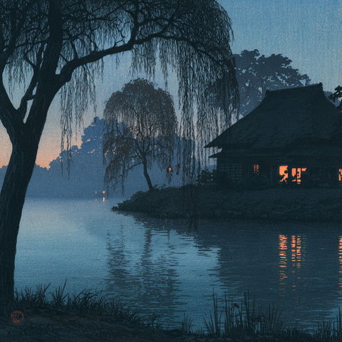 Hasui Kawase style (Printmakers), Midjourney V8.2