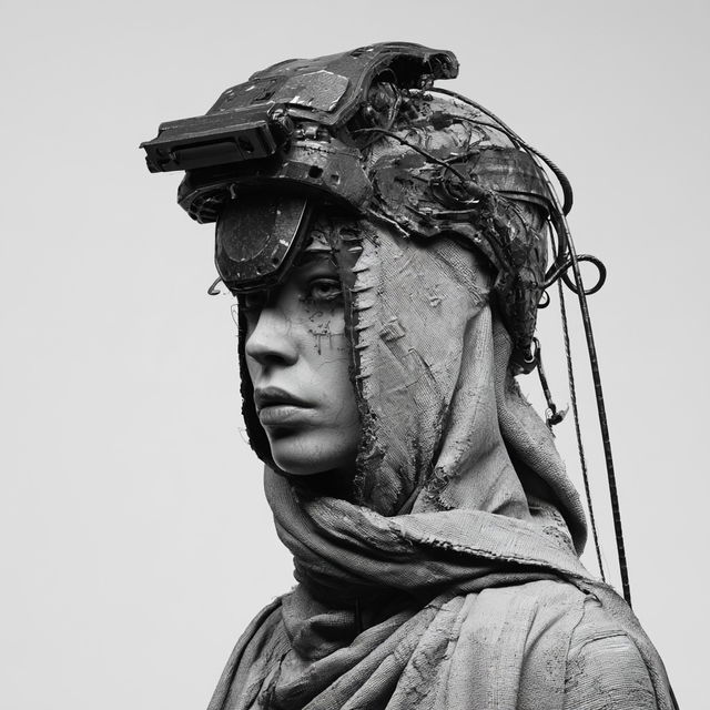 Headgear style, Midjourney V8.2, render 1 of 4