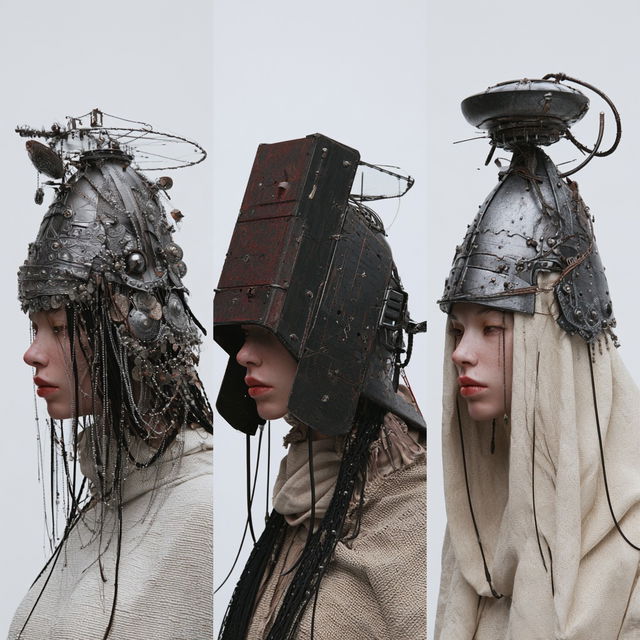 Headgear style, Midjourney V8.2, render 3 of 4