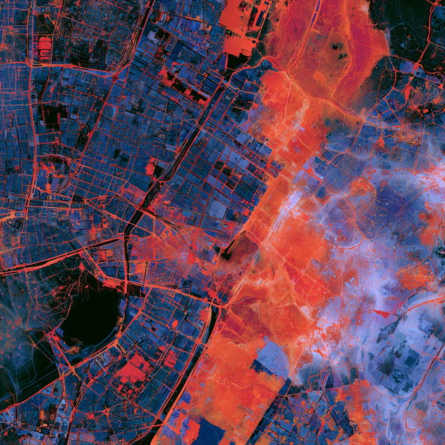 Heat map style, Midjourney V8.2, render 2 of 4