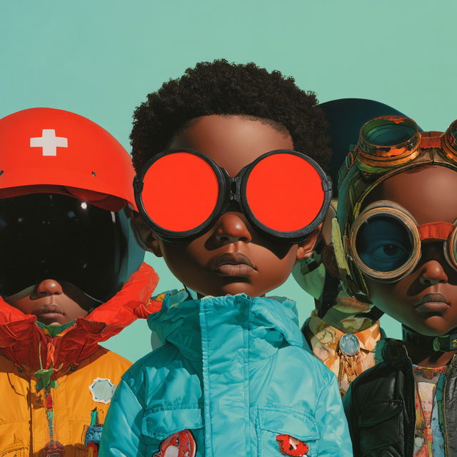 Hebru Brantley style, Midjourney V8.2, render 4 of 4