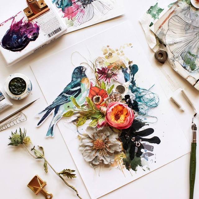 Heidi Swapp style, Midjourney V8.2, render 2 of 4