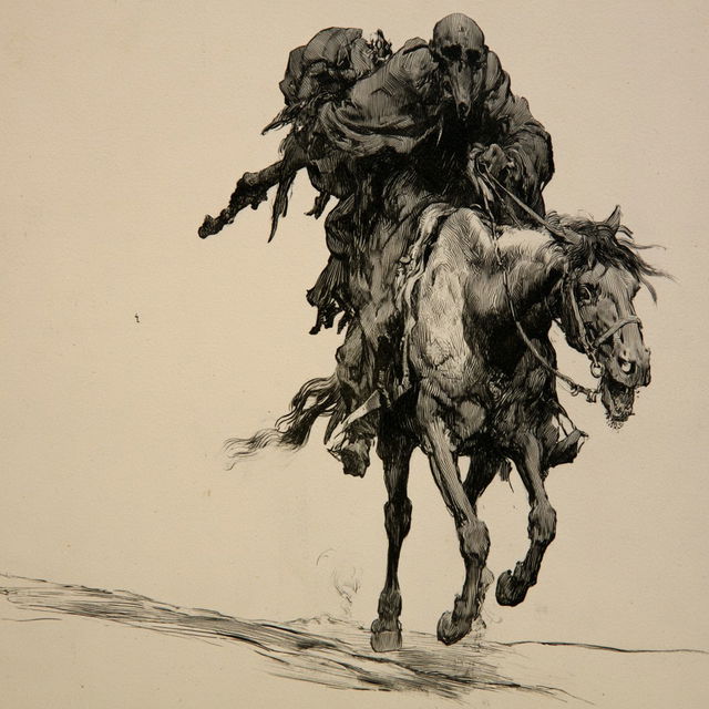 Heinrich Kley style, Midjourney V8.2, render 4 of 4