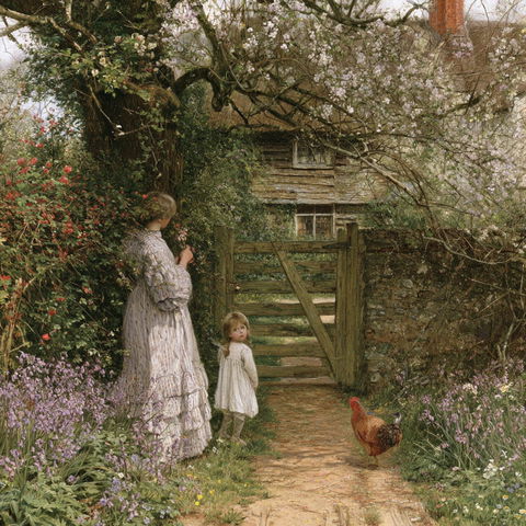Helen Allingham style (Painters), Midjourney V8.2