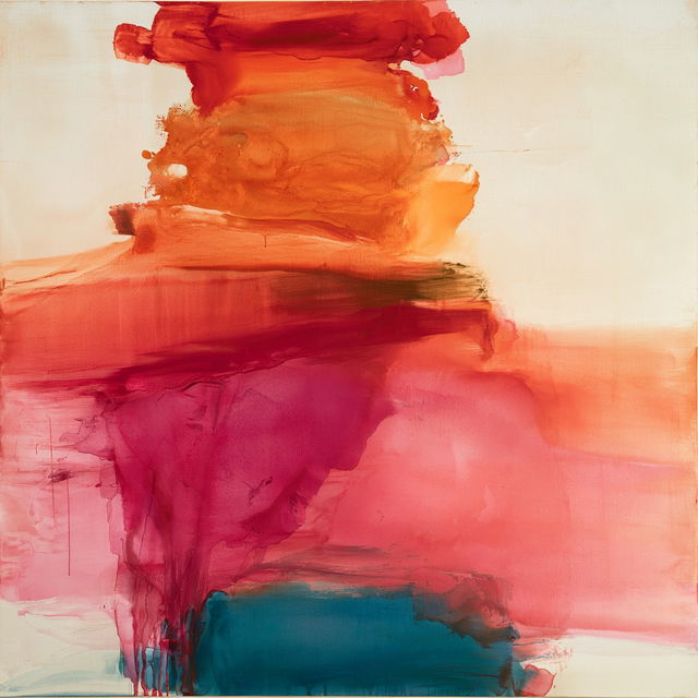 Helen Frankenthaler style, Midjourney V8.2, render 2 of 4