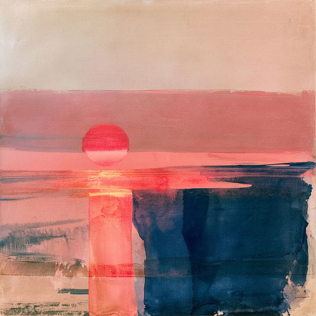 Helen Frankenthaler style, Midjourney V8.2, render 1 of 4