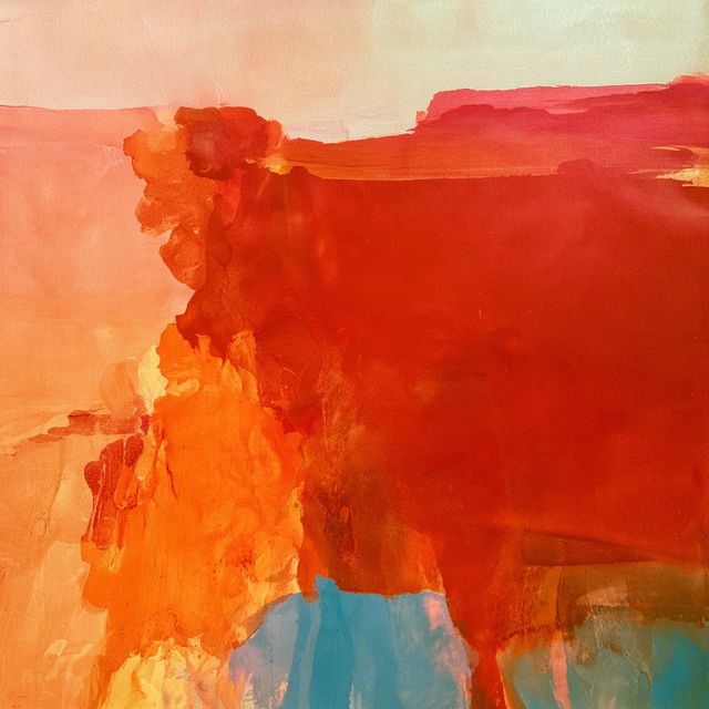 Helen Frankenthaler style, Midjourney V8.2, render 4 of 4