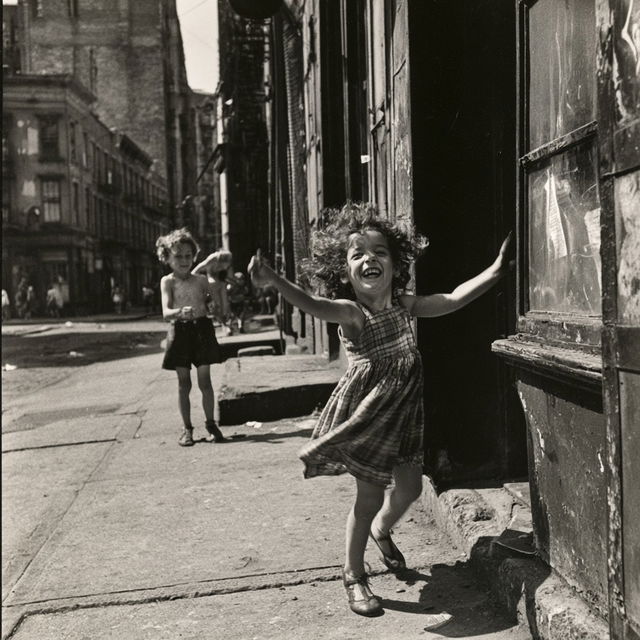 Helen Levitt style, Midjourney V8.2, render 4 of 4